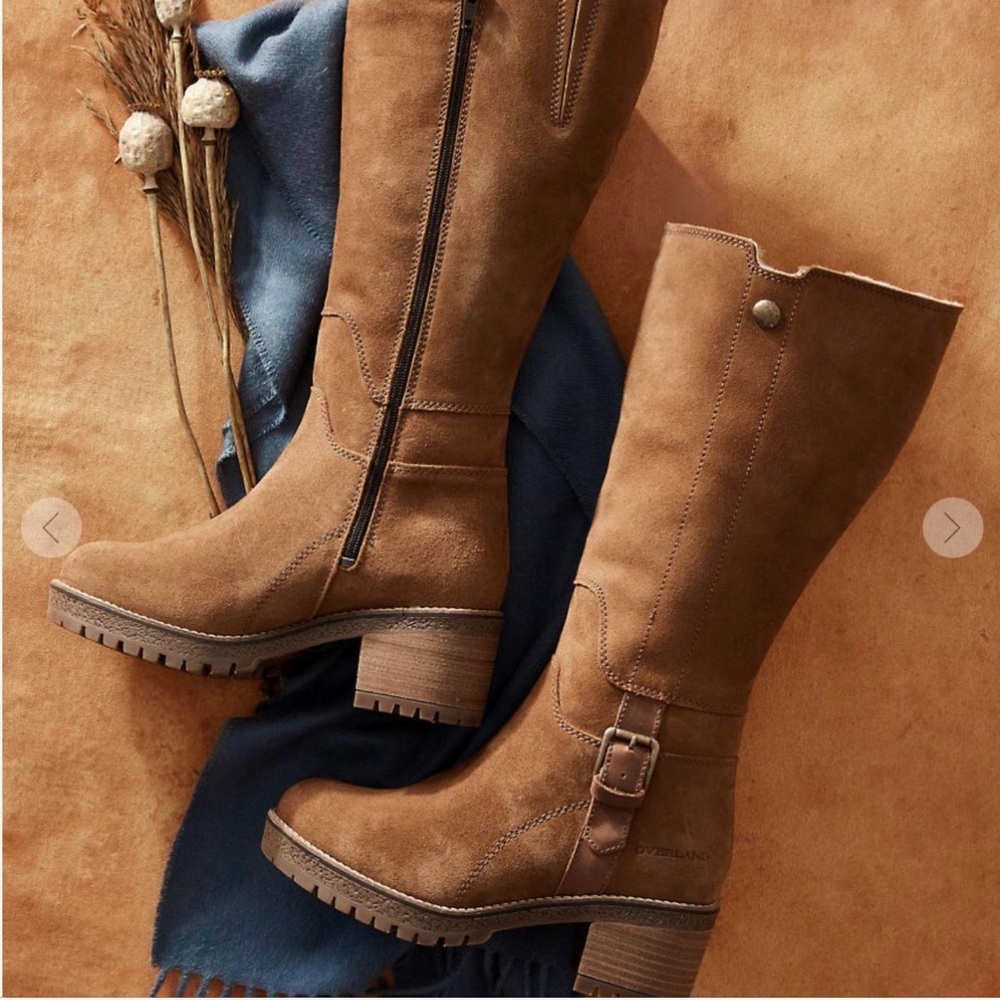 Overland Tan Heeled Boots for Women